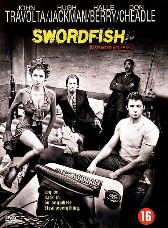 dvd:Swordfish, Vanaf 16 jaar, Ophalen of Verzenden, Gebruikt, Overige genres