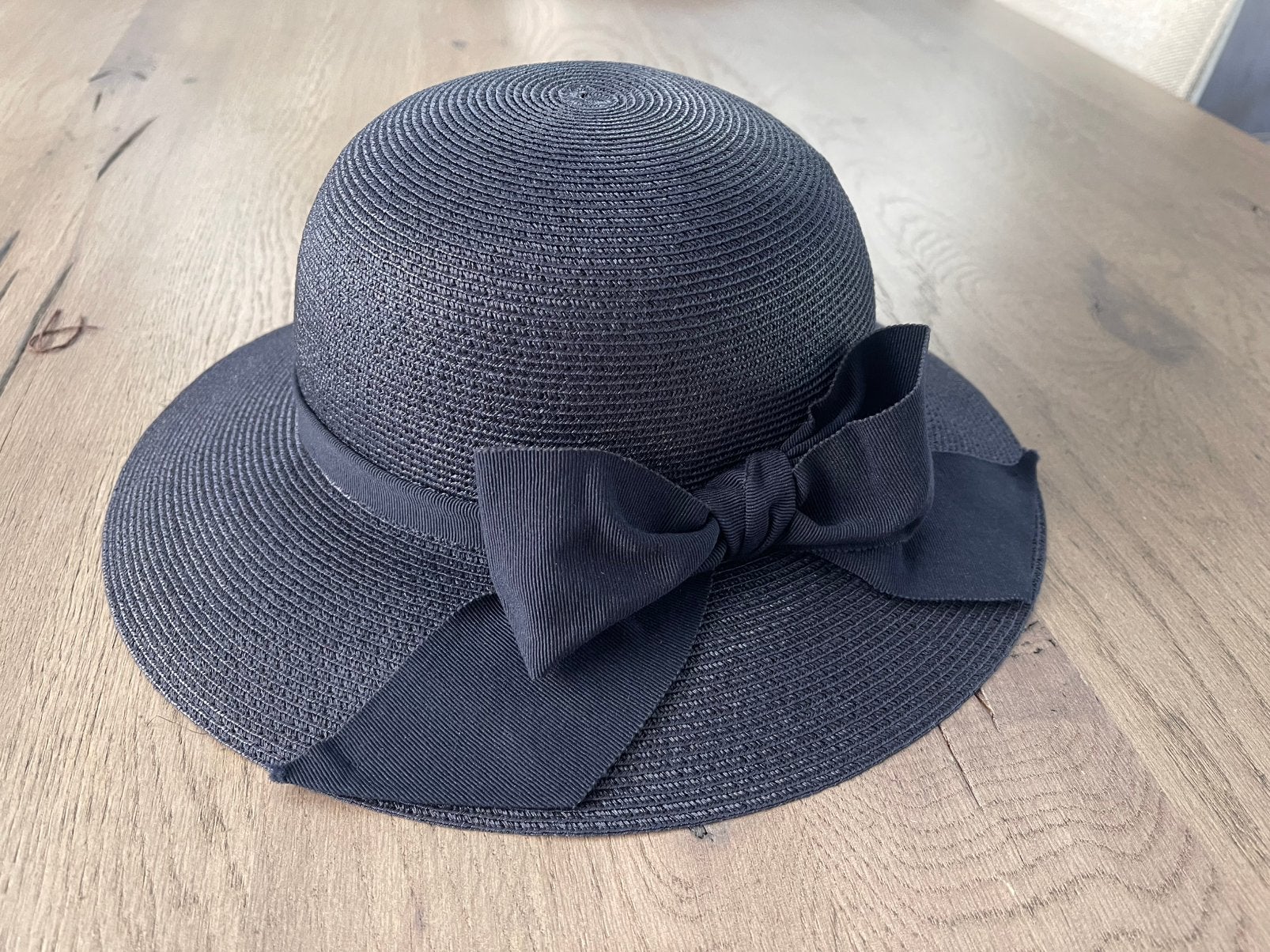 Donkerblauwe zomer hoed, Kleding | Dames, Hoeden en Petten, Ophalen of Verzenden, Gedragen, 56 of 57 cm (M, 7 of 7⅛ inch), Hoed