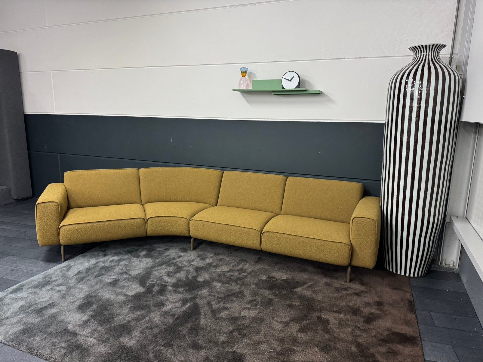 Showroommodel Pode Melloo | De Ploeg Alto 69, 100 tot 125 cm, Hoekbank, Stof, Pode