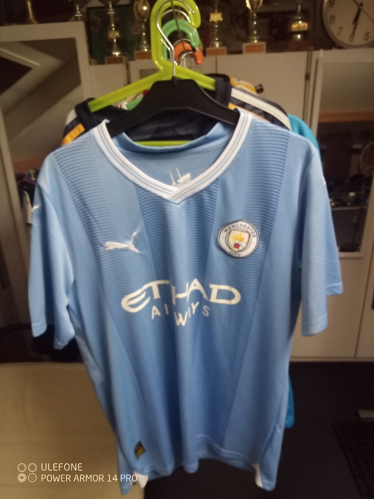 Manchester City Thuisshirt Maat M, Kleding | Dames, Maat 38/40 (M), Overige typen, Ophalen of Verzenden, Zo goed als nieuw