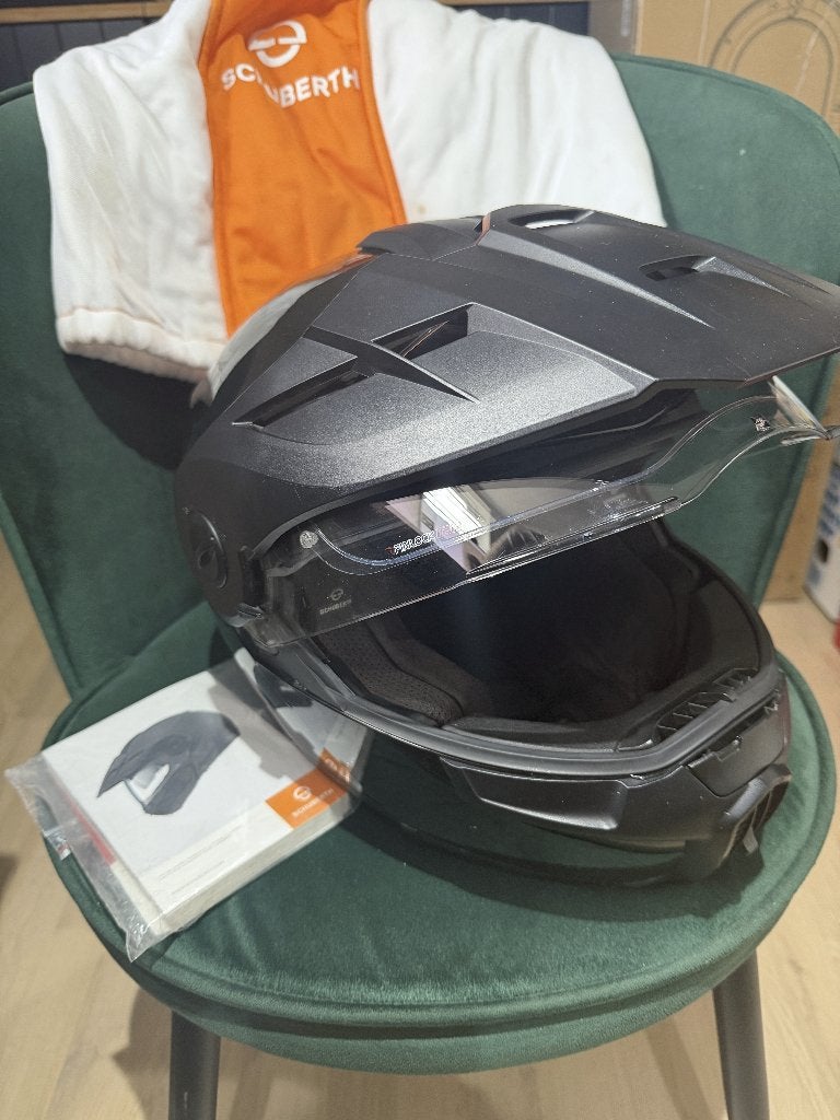 Schuberth E1 Endurance systeemhelm motor (zwart, maat XL/61), Motoren, Systeemhelm, Dames, XL, Tweedehands