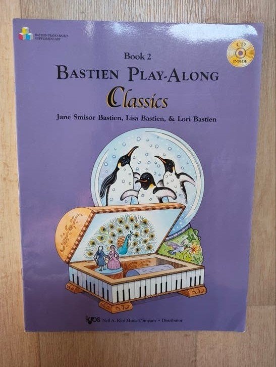 bastien play-along classics, boek 2 (met cd), Klassiek, Les of Cursus, Ophalen of Verzenden, Zo goed als nieuw