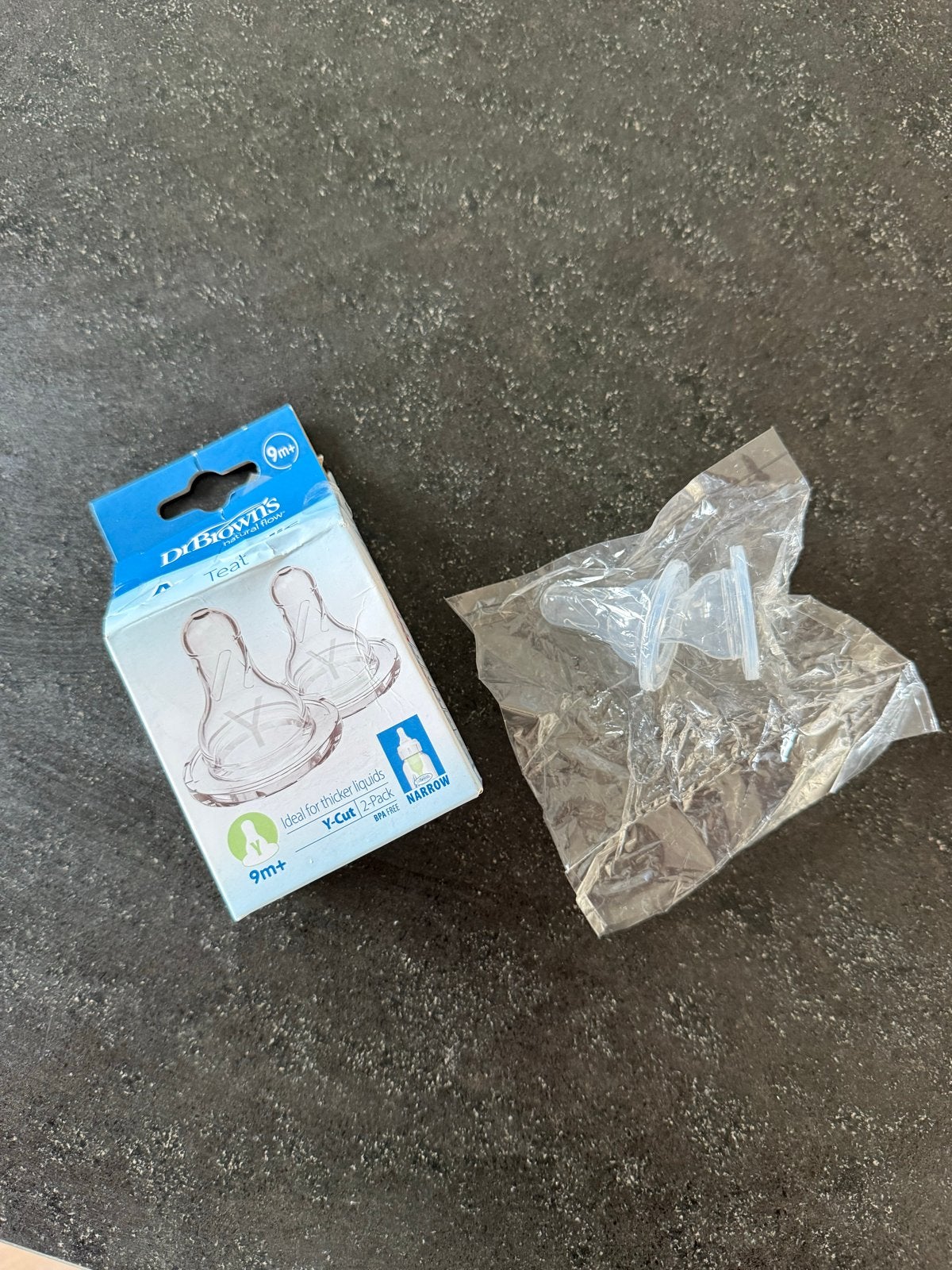 2 Dr Brown's Y-cut en 2 Speen 3 spenen, nieuw in verpakking, Ophalen of Verzenden, Nieuw