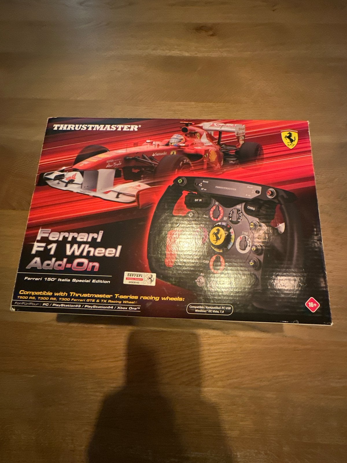 Thrustmaster Ferrari F1 Wheel Add-On - Zo goed als nieuw, Racestuur, Force feedback, Zo goed als nieuw, Thrustmaster