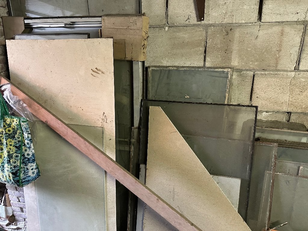 Glasplaten, Ophalen, Gebruikt, Minder dan 80 cm, Minder dan 80 cm