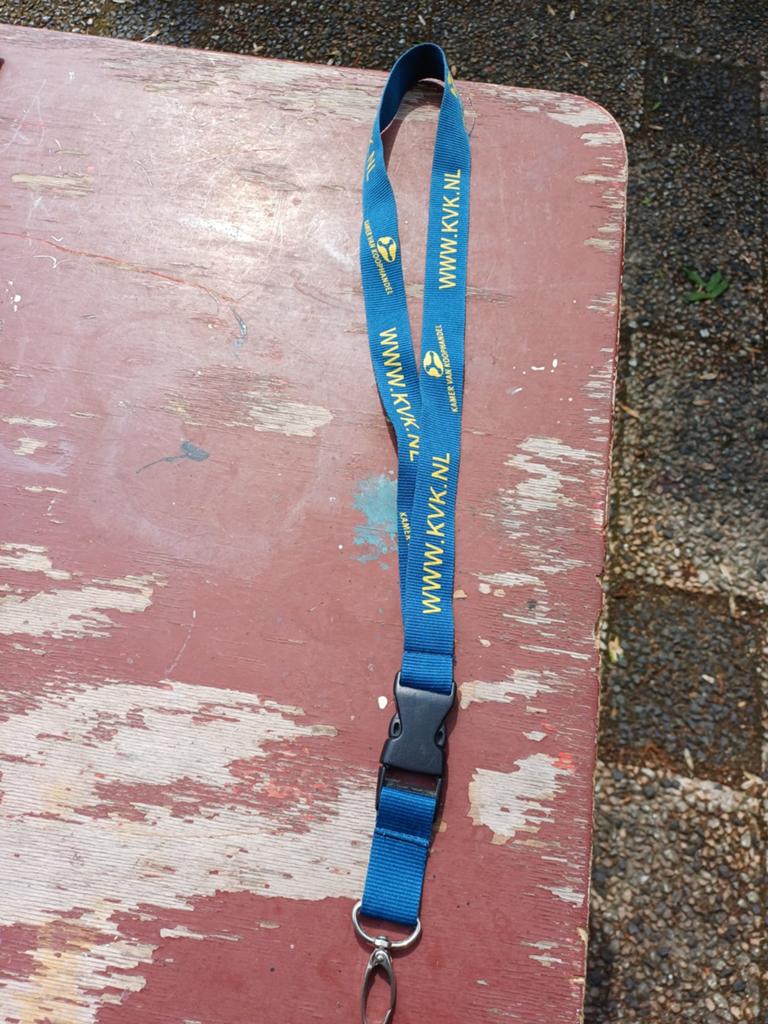 Lanyard Kamer van Koophandel., Ophalen of Verzenden, Zo goed als nieuw, Gebruiksvoorwerp