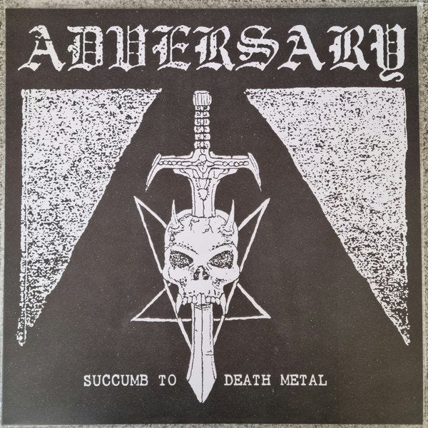 Adversary – Succumb To Death Metal (1990-1991) lp  death new, LP, Black metal, Overige formaten, Ophalen of Verzenden