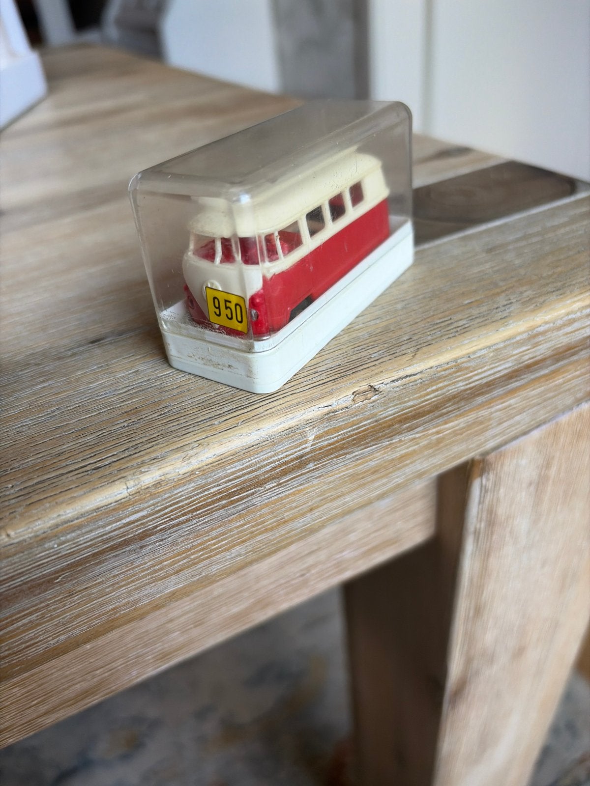 Vintage VW Faller AMS 950 VW T1 bus slotcar jaren 60, Ophalen of Verzenden, Gebruikt, Elektrisch, Overige merken