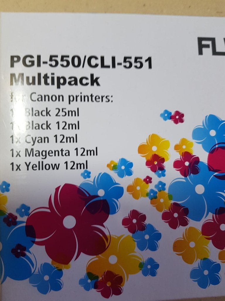 canon printers cartridges 5 pack div kleuren, Verzenden, Nieuw, Cartridge, Canon