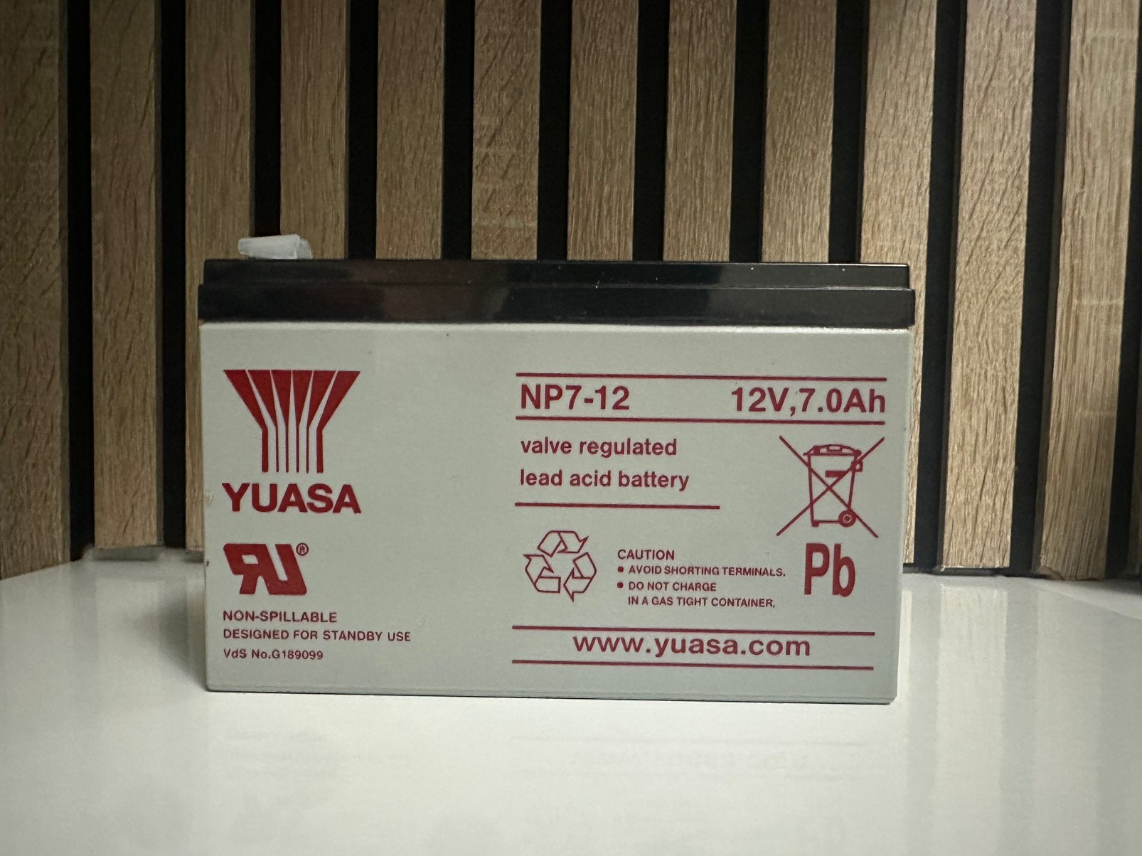 Yuasa NP7-12 12V 7Ah Loodaccu, Ophalen of Verzenden, Nieuw, Oplaadbaar