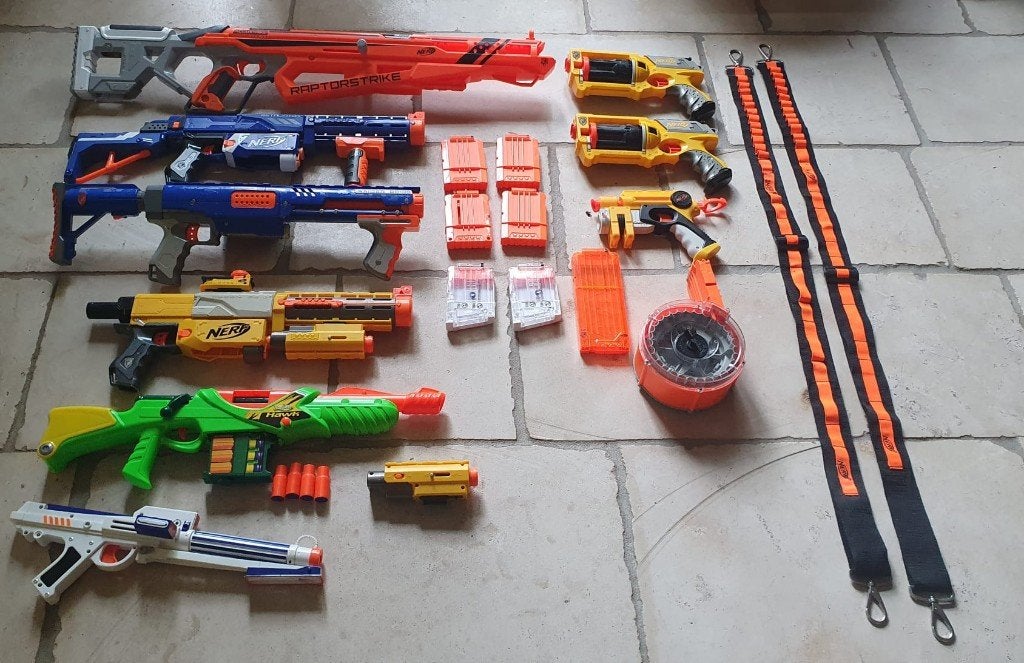 Nerf collectie, Kinderen en Baby's, Speelgoed | Buiten | Actiespeelgoed, Ophalen, Zo goed als nieuw