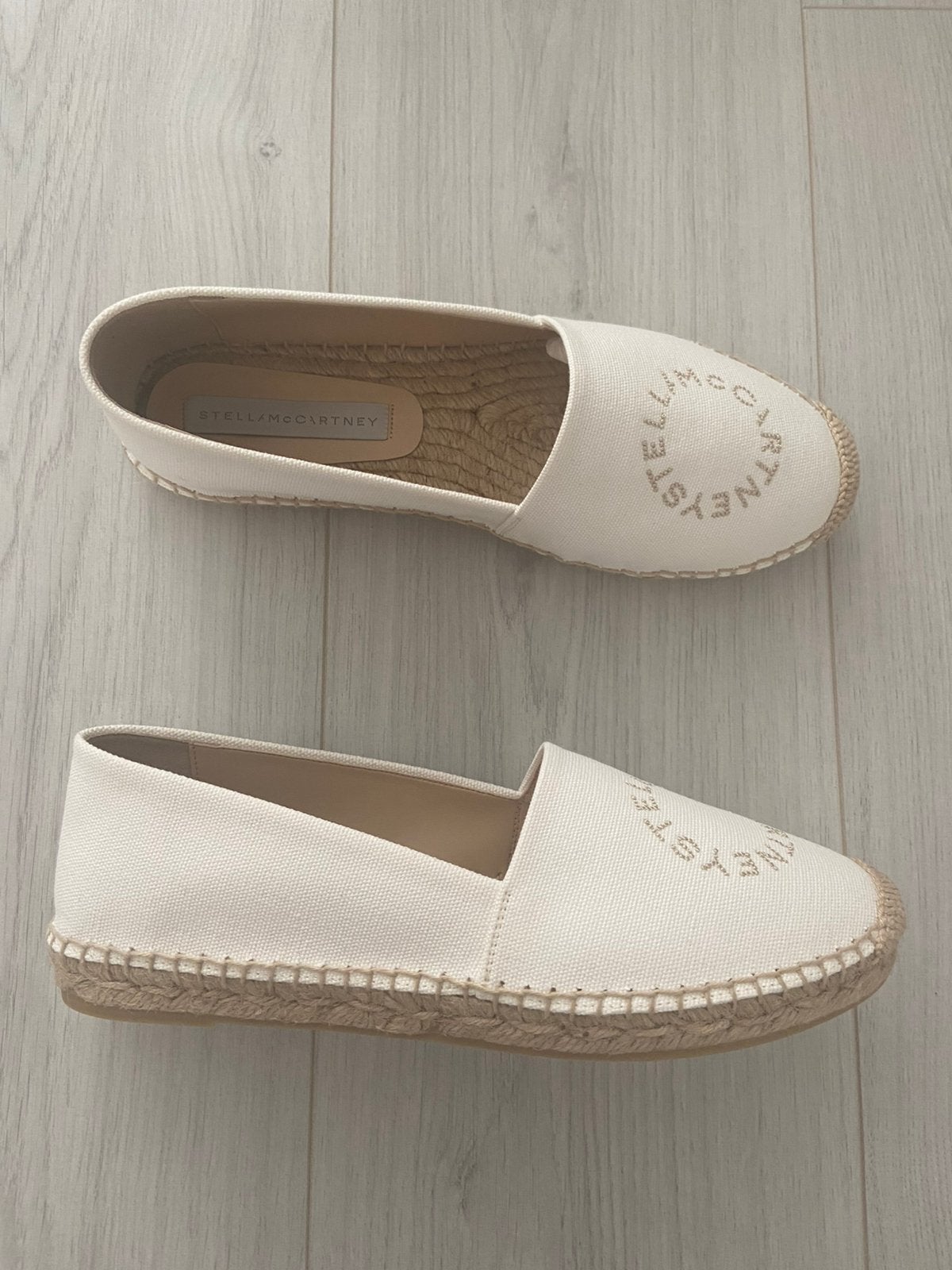 Stella McCartney espadrilles maat 40 (nieuw), Wit, Nieuw, Ophalen of Verzenden, Espadrilles of Moccasins