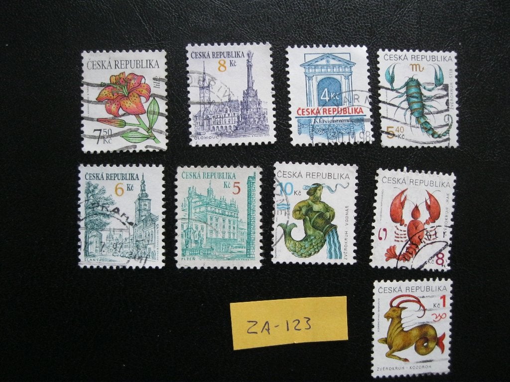 tsjechie - diverse (za-123), Ophalen of Verzenden, Overige landen, Gestempeld