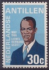 Nederlandse Antillen 485 postfris Lionel Bernhard Scott 1974, Ophalen of Verzenden, Postfris