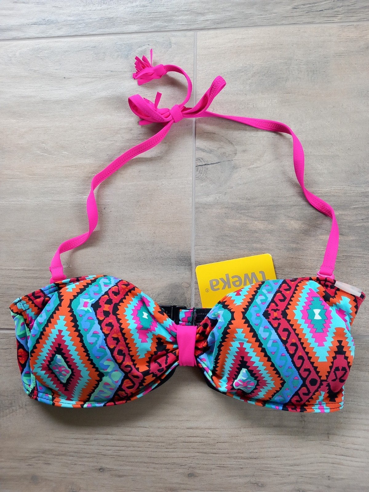 Tweka Strapless Padded Bikinitop. Nieuw. Maat 36., Kleding | Dames, Overige typen, Meerkleurig, Nieuw, Ophalen of Verzenden