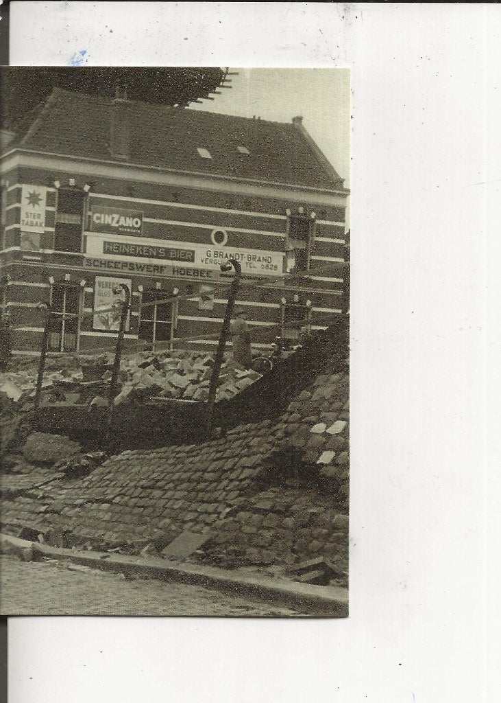 Dordrecht Noordendijk Scheepswerf Hoebee Recl Heineken Bier, Ophalen of Verzenden, 1940 tot 1960, Ongelopen, Zuid-Holland