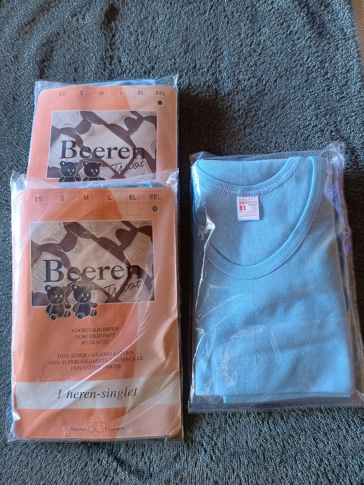 Beeren herenhemd, Ophalen of Verzenden, Blauw, Beeren, Hemd
