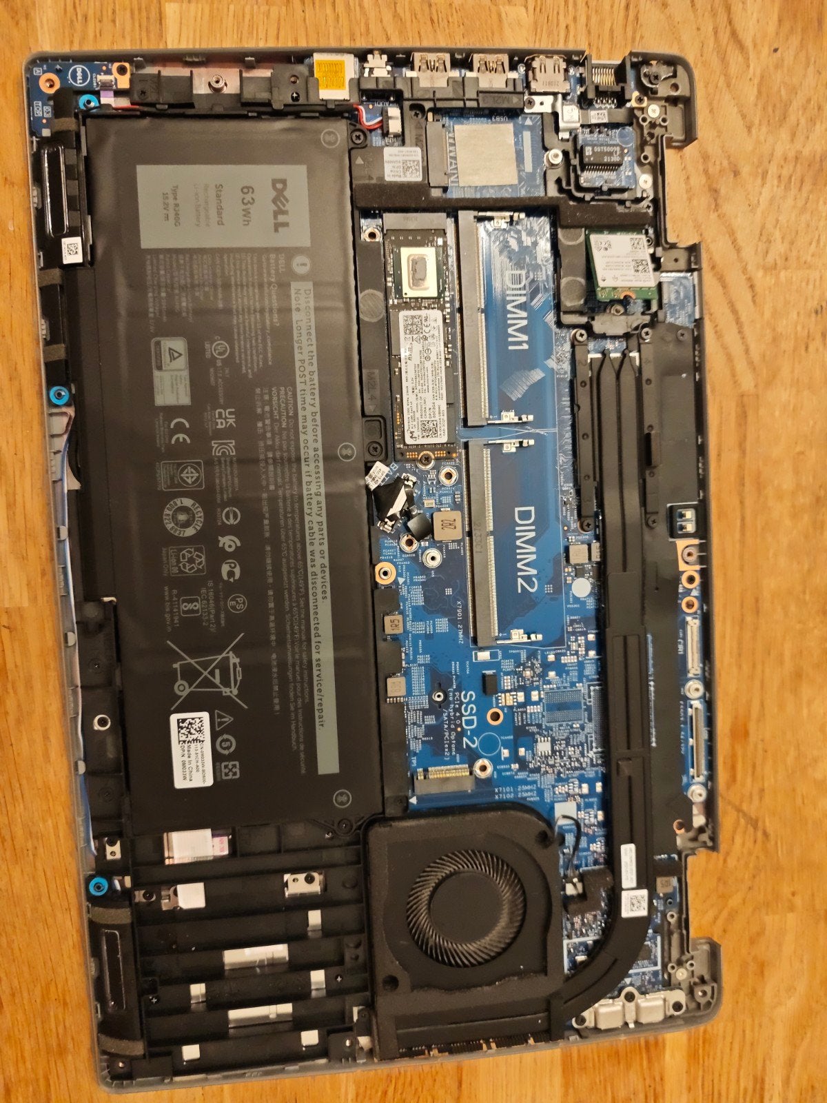 Dell latitude 5520 base - i5 - 256 SSD - No RAM, Ophalen of Verzenden, Gebruikt, Intel, DDR4
