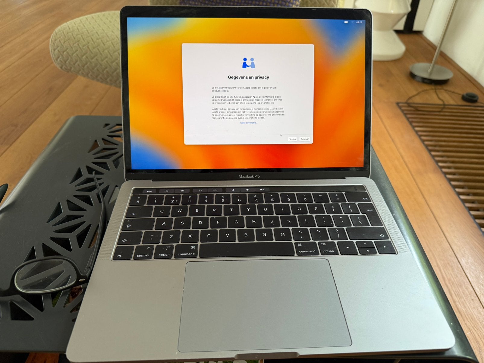 Macbook pro 13” uit 2017, MacBook Pro, 256 GB, Qwerty, 8 GB