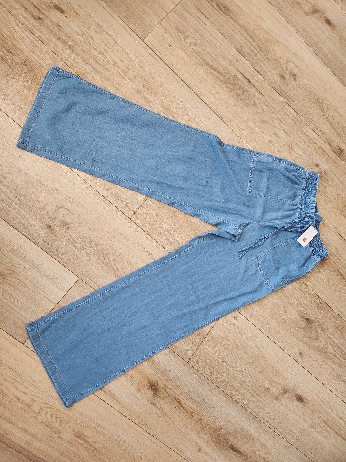 Lycocell wide leg jeans (Hema), Ophalen of Verzenden, Nieuw, Blauw, Lang