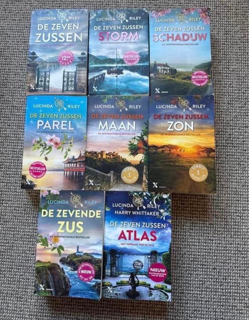 De Zeven Zussen serie - Complete set van Lucinda Riley, Ophalen of Verzenden, Zo goed als nieuw, Nederland