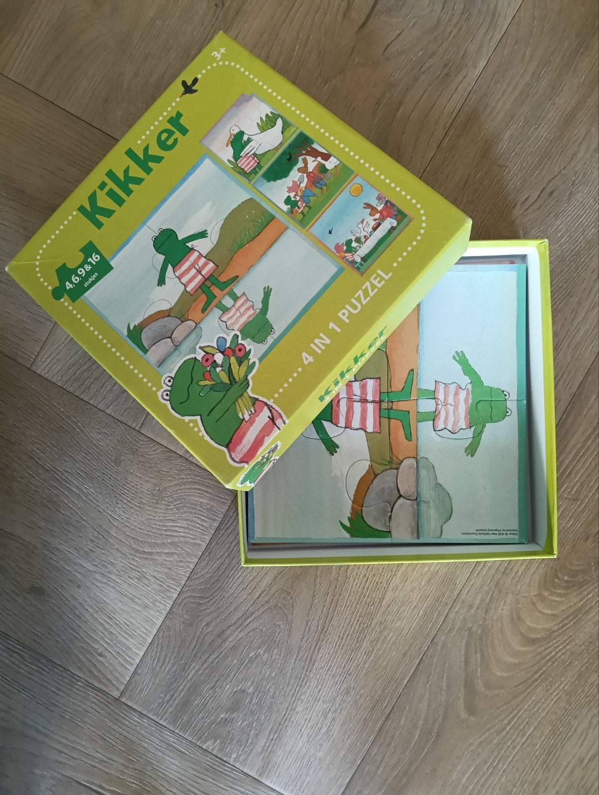 Kikker puzzel, Ophalen of Verzenden, Zo goed als nieuw, Muziek, Film of Tv