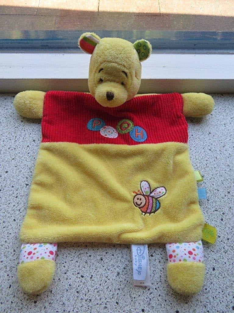 Knuffeldoek Disney Baby Winnie de Poeh Pooh beer, Ophalen of Verzenden, Zo goed als nieuw, Beer, Met label