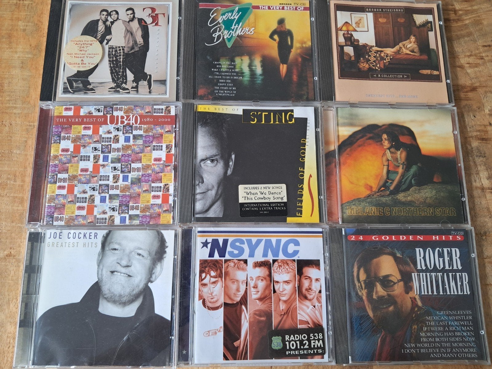 Diverse 9 CD collectie: Pop, Rock, Ophalen, Gebruikt, Pop, Inclusief doosje