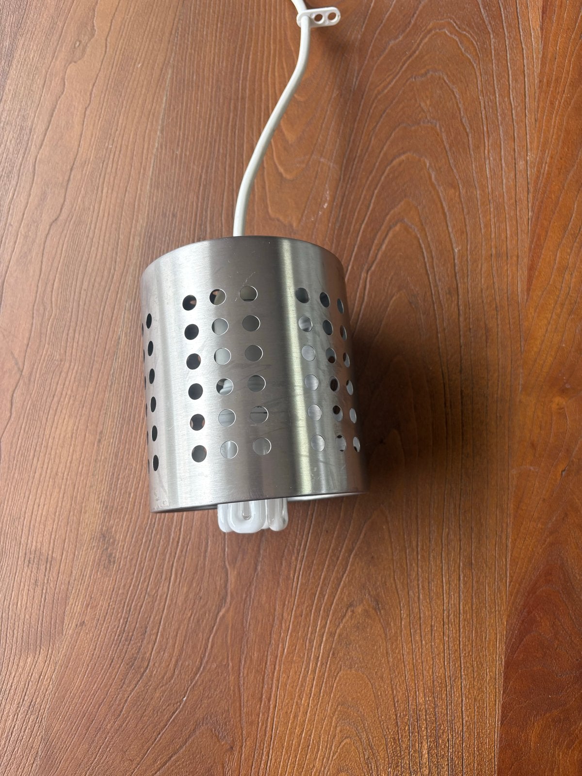 Hanglamp met lang snoer en leuk licht effect, Ophalen of Verzenden, Zo goed als nieuw, Metaal