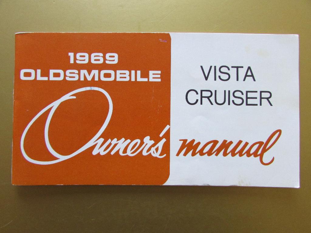 1969 Oldsmobile Vista Cruiser owner's manual, Engels, Ophalen of Verzenden