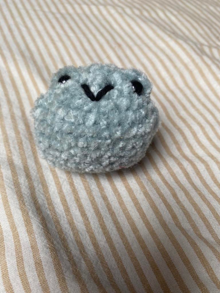 Schattige gehaakte kikker knuffel, Kikker, Overige merken, Blauw, Nieuw
