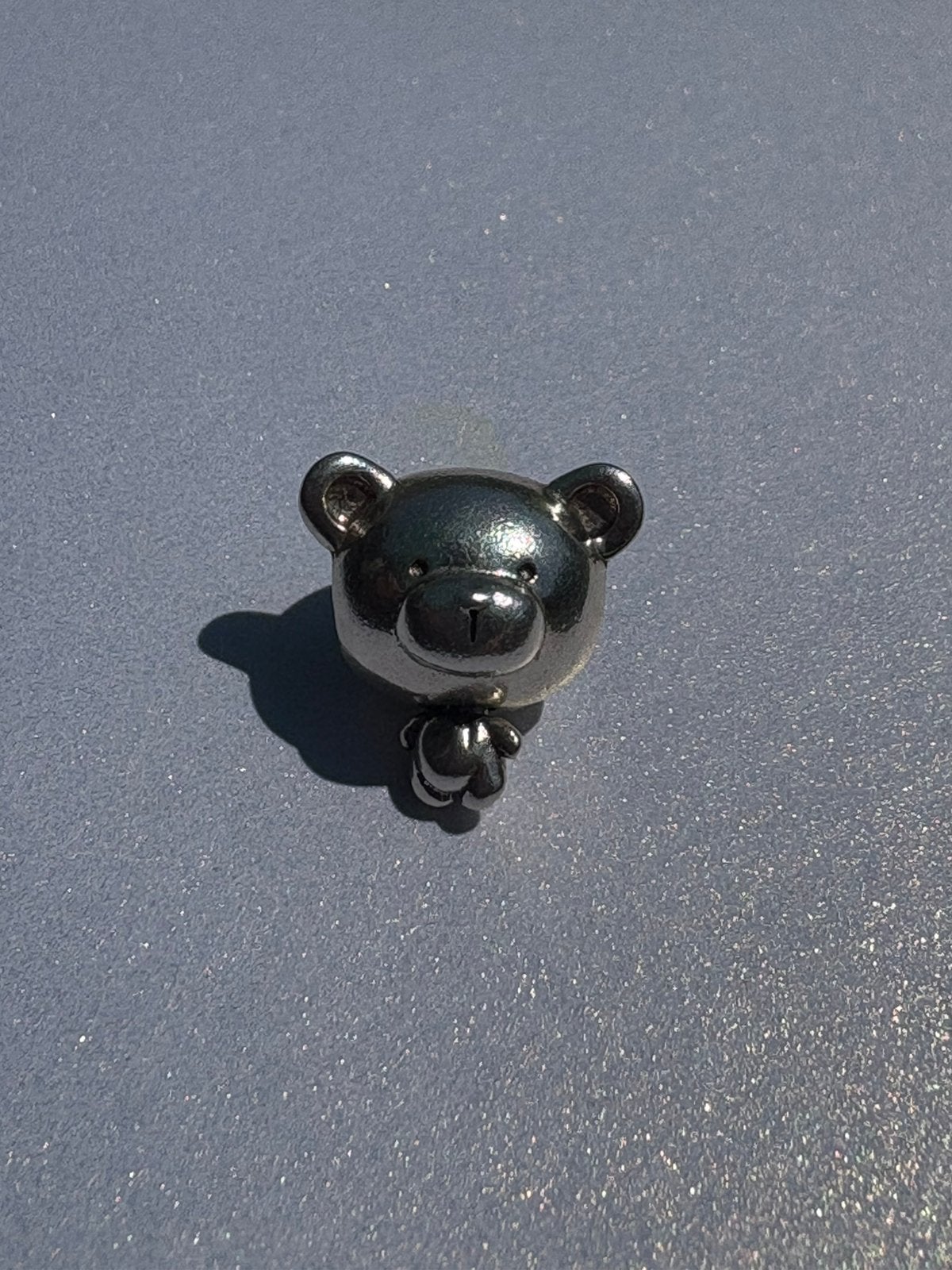 Sterling zilveren pandora-stijl bedel, teddybeer, beer, Pandora, Ophalen of Verzenden, Zo goed als nieuw, 1 bedel