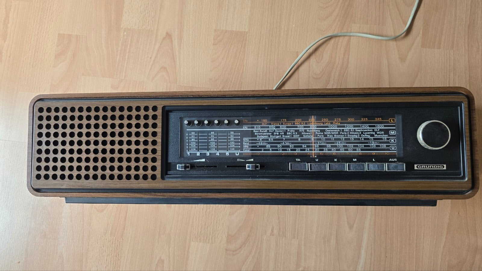 grundig RF 711, Ophalen of Verzenden, Gebruikt, Audio