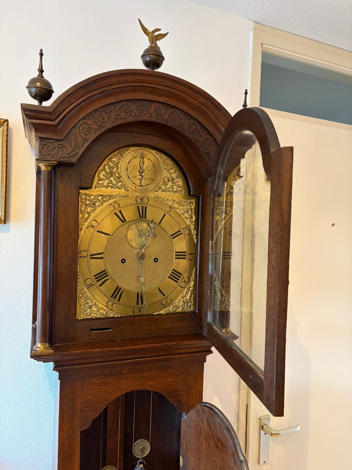 Schotse staande klok Mylne of Montrose, Ophalen