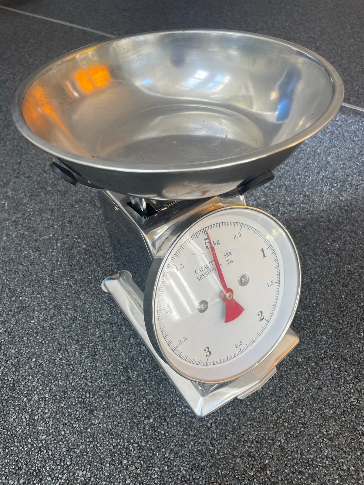 Vintage Keukenweegschaal - Max 5kg, RVS, Keukenweegschaal, Ophalen of Verzenden, Gebruikt, Minder dan 10 kg