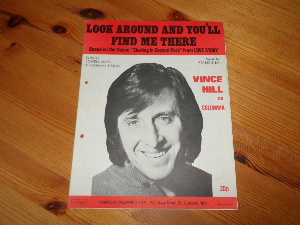 Look around and you'll find me there - vince hill, Gebruikt, Gitaar, Ophalen of Verzenden, Artiest of Componist