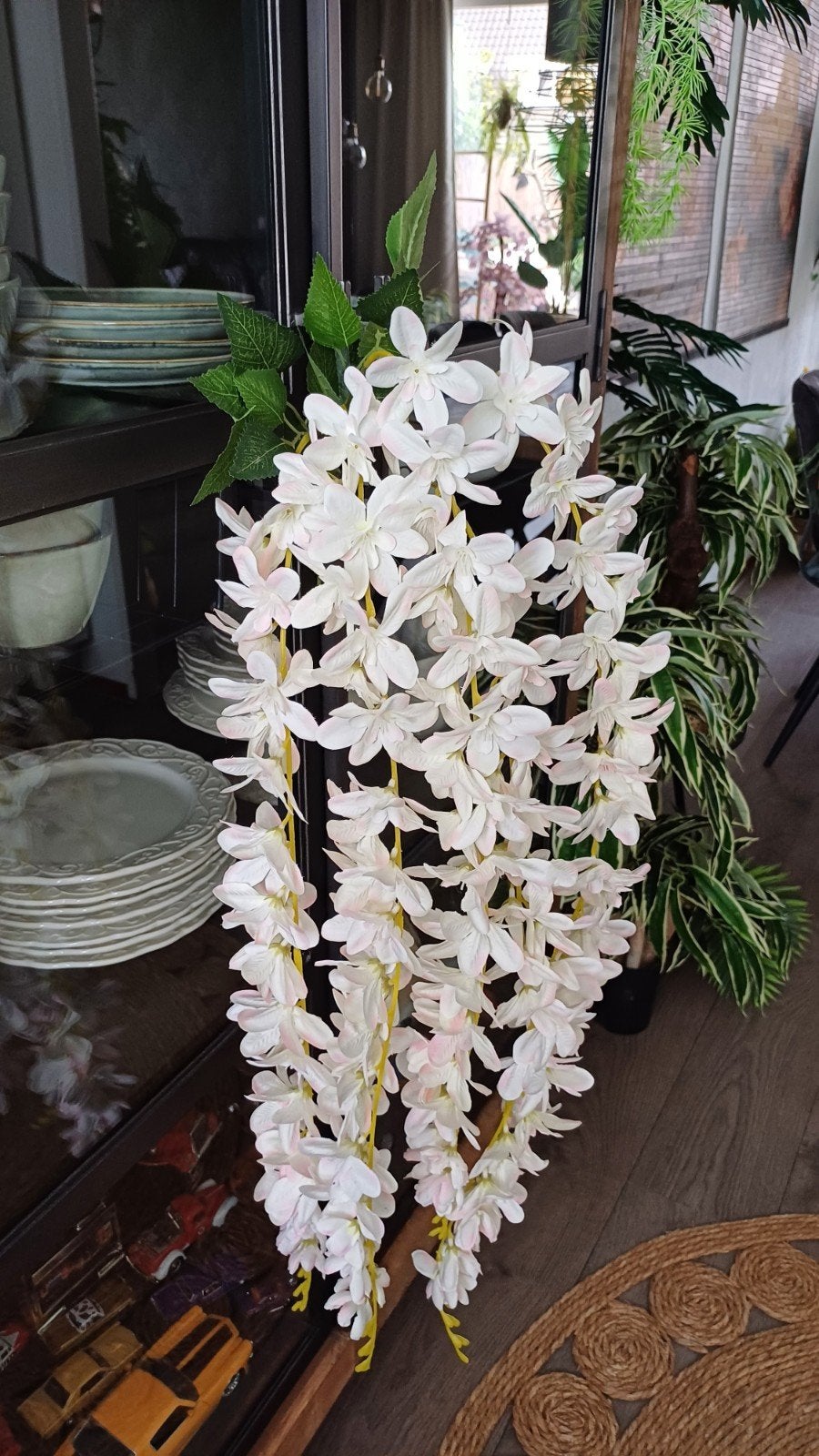 Orchidee Kunstplant 90 cm - Realistisch & Onderhoudsvrij, Ophalen of Verzenden, Nieuw