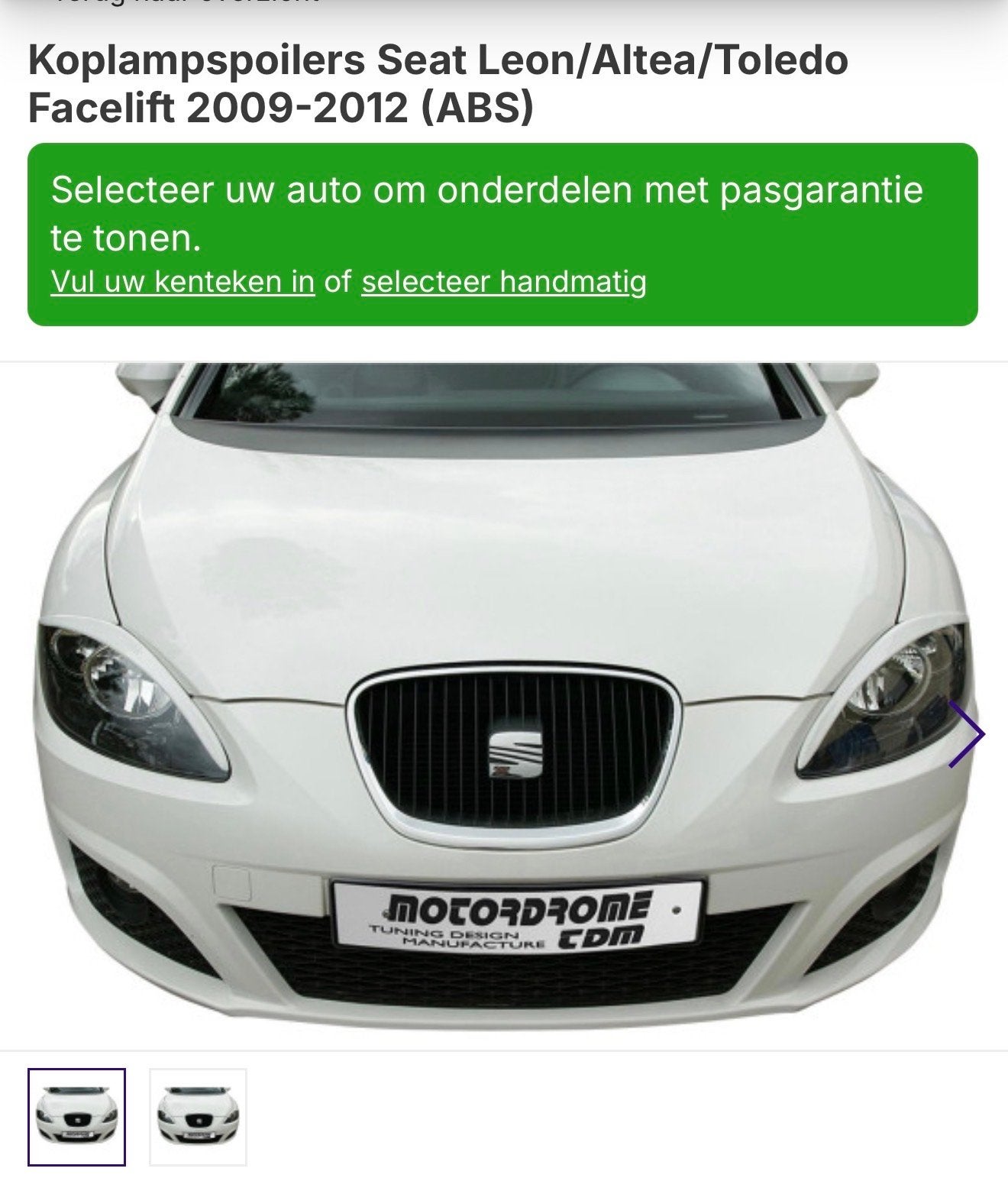 Koplamp booskijkers Rood  Seat Leon/Altea/Toledo Facelift, Ophalen of Verzenden, Nieuw, Seat