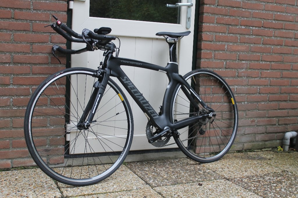 triatlonfietsen, Fietsen en Brommers, Fietsen | Racefietsen, Ophalen, Minder dan 10 versnellingen, Overige merken