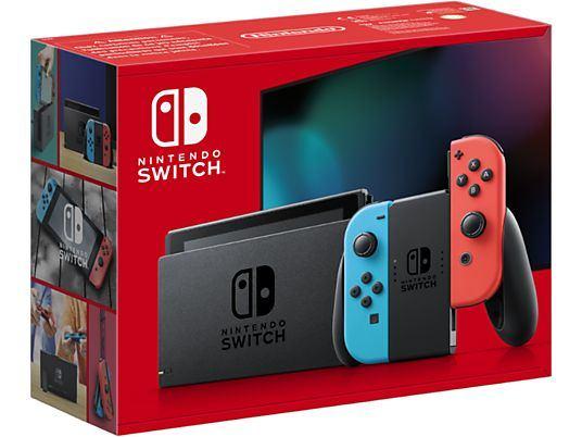 Switch 1 (v2), 128 GB, case, protector, NEW joy-cons!, Spelcomputers en Games, Spelcomputers | Nintendo Switch, Zo goed als nieuw