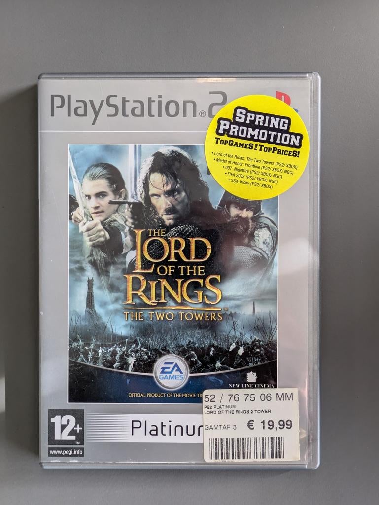 Lord of the Rings: The Two Towers PS2 Platinum Edition, Ophalen of Verzenden