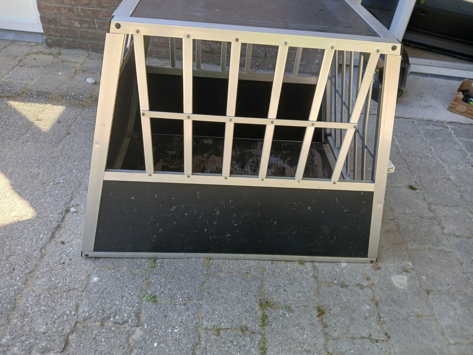 Autobench voor een hond, Ophalen, Gebruikt