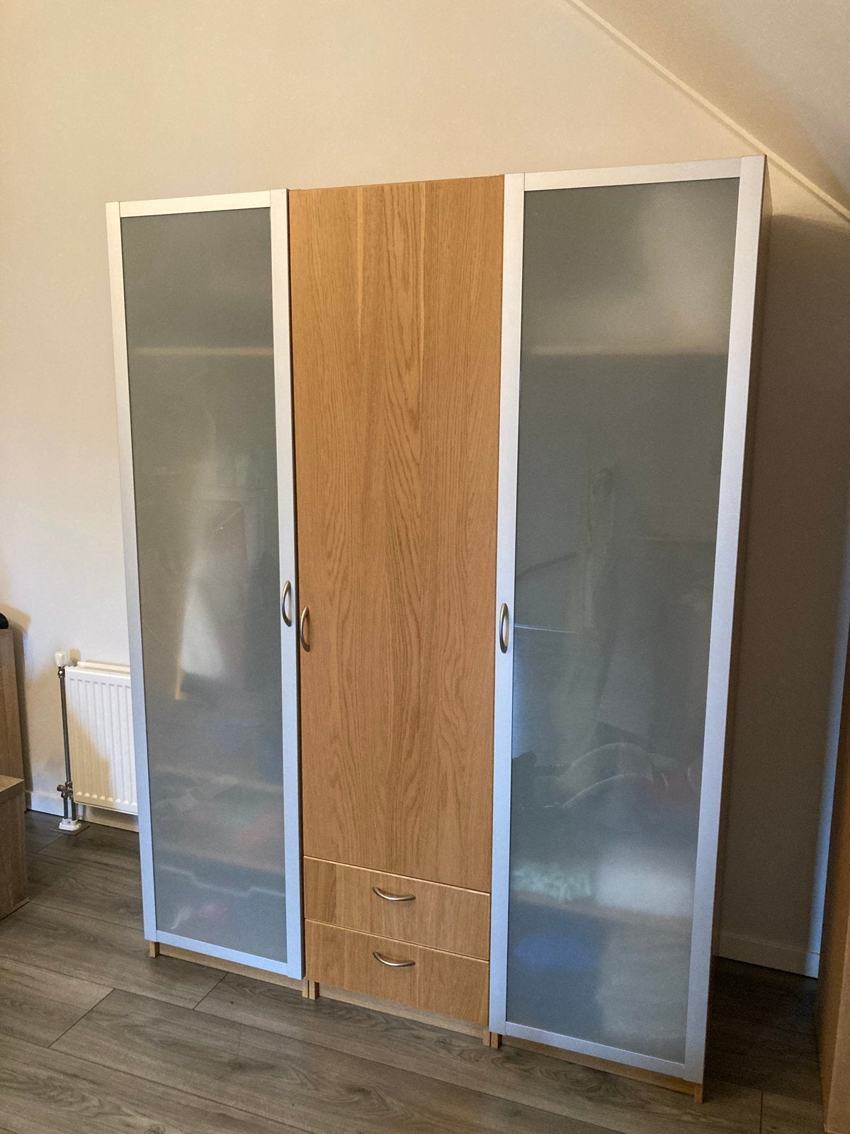 IKEA kledingkast, Huis en Inrichting, Ophalen, Gebruikt, 100 tot 150 cm, Met lade(s)