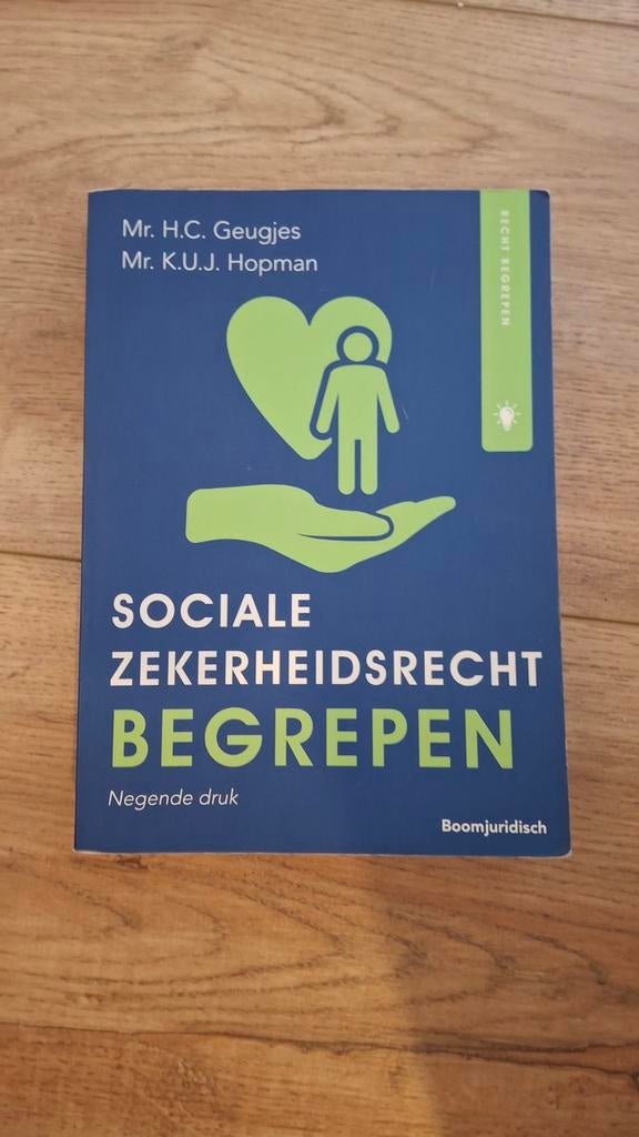 Sociale Zekerheidsrecht Begrepen - 9e druk, Boeken, Gamma, HBO, Ophalen of Verzenden, Mr. H.C. Geugjes, Mr. K.U.J. Hopman