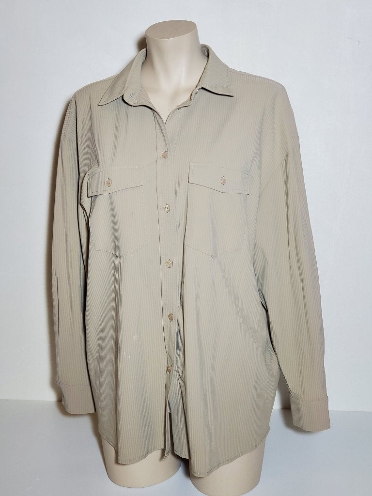 Studio Anneloes Denisa Rib blouse maat M – Clay, Maat 38/40 (M), Studio Anneloes, Beige, Ophalen of Verzenden