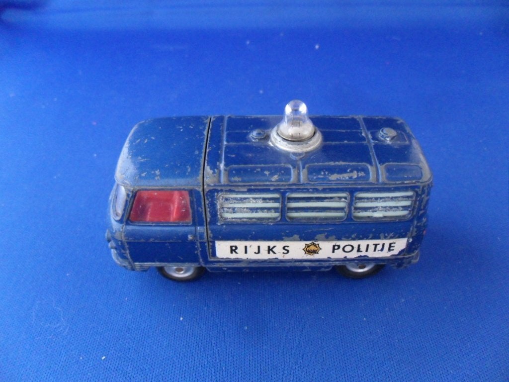 Vintage Corgi  Rijkspolitie busje COMMER 3/4, Ophalen of Verzenden, Gebruikt, Bus of Vrachtwagen, Dinky Toys