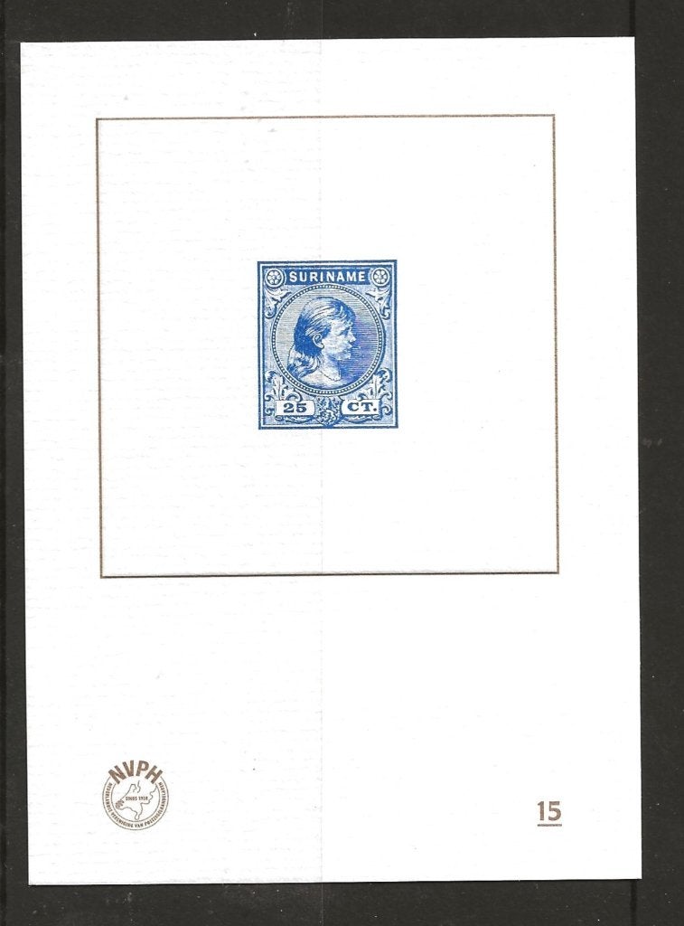 Blauwdruk nummer BD15 postfris, Ophalen of Verzenden, Postfris