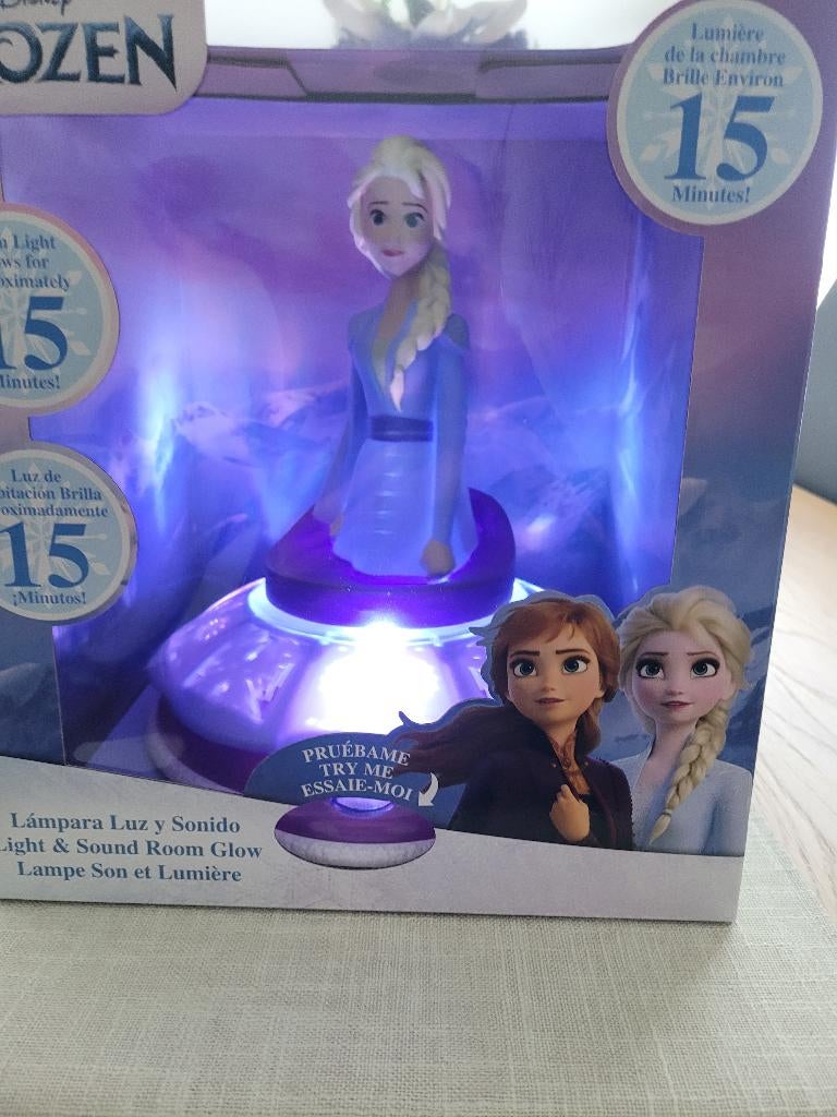 Disney froozen elsa lamp, Ophalen of Verzenden, Overige figuren, Nieuw, Beeldje of Figuurtje