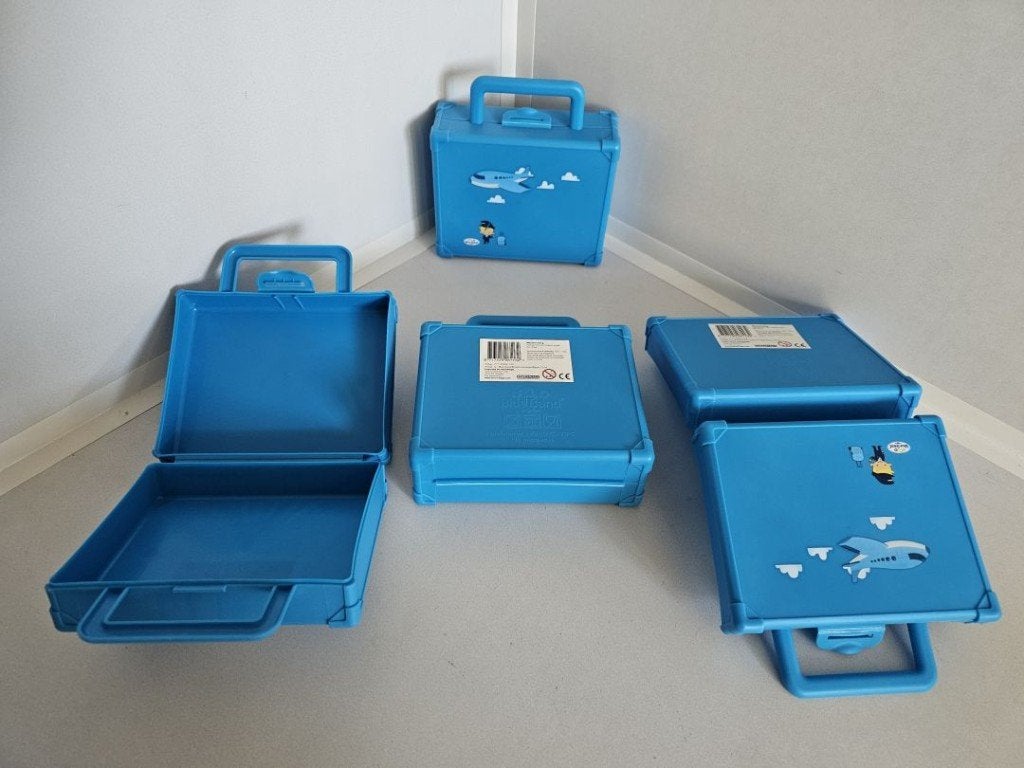 Diverse blauwe Blue Band broodtrommels van een piloot, Huis en Inrichting, Blauw, Kunststof, Nieuw, Ophalen of Verzenden