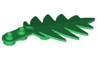 Lego Green Plant, Tree Palm Leaf Small 8 x 3, Gebruikt, Overige thema's, Lego, Accessoire